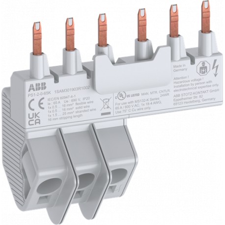 1SAM301903R1002 ABB PS1-2-0-65K Busbar
