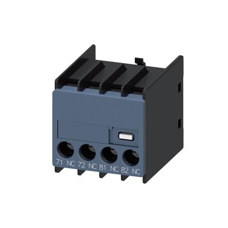 3RH2911-1MA02 SIEMENS Auxiliary switch front-side, 2 NC current path 1 NO, 1 NC connection from below for 3R..