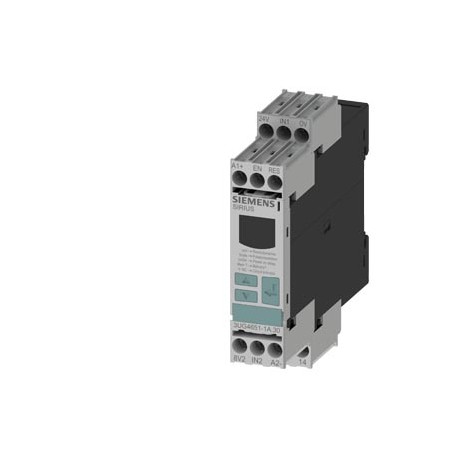 3UG4651-1AW30 SIEMENS DIGITAL MONITORING RELAY SPEED MONITORING FROM 0.1 TO 2200 REV/MIN OVERSHOOT AND UNDER..