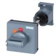 3RV2926-1B SIEMENS Door-coupling rotary operating mechanism For circuit breaker Size S00...S3, black 130 mm ..