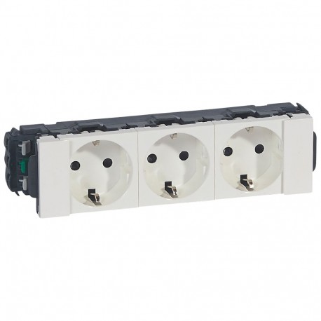077203 LEGRAND MO-BASE 3X2P+T BL AUT DLP CD