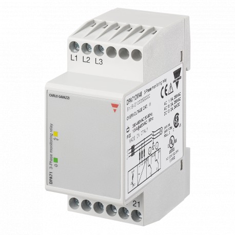 DPA71DM48 CARLO GAVAZZI Paramètres sélectionnés SIGNAL DE SORTIE 2 relais POINTS DE CONSIGNE 1, fixe VARIABL..