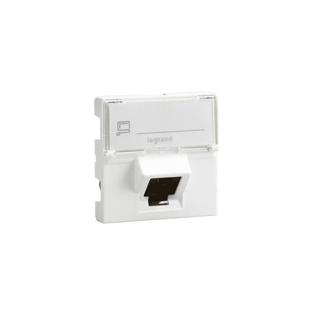 076505 LEGRAND MOSAICO RJ45 C6 FTP 2M 45D