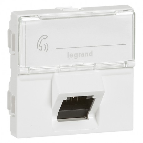 076507 LEGRAND MO-BASE RJ45 C6 STP 2M 45G BL