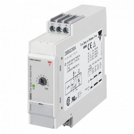 DBB02CM24 CARLO GAVAZZI Selected parameters FUNCTION True delay on release OUTPUT SIGNAL 1 relay Others INPU..