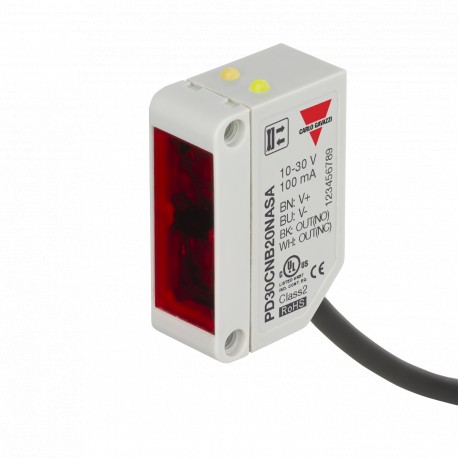 PD30CNB20NASA CARLO GAVAZZI Parametri selezionati SISTEMA Riflessione diretta e soppressione di sfondo CUSTO..