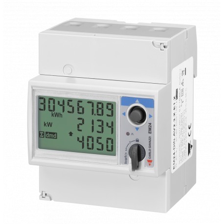 EM24DINAV93XXXPFB CARLO GAVAZZI ПЕРЕМЕННЫЕ кВт.ч, кВАрч, VLL, VLN, ADMD макс, VA, VAdmd, VAdmd макс, Вт, Wdm..