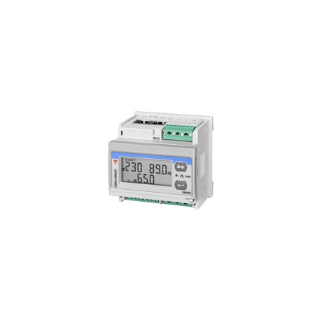 EM27172DMV63X2SX CARLO GAVAZZI Analizador de energía trifásico compacto, Medición 2 cargas trifásicos o 6 mo..