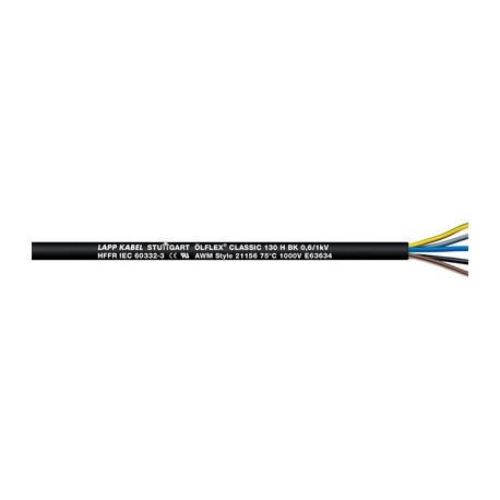 1123433 LAPP ÖLFLEX CLASSIC 130 H BK 0,6/1 kV 25G2,5