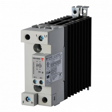 RGC1A23A40KGE CARLO GAVAZZI Selected parameters SYSTEM DIN-rail Mount CURRENT RATING CATEGORY 26 50 AAC RATE..