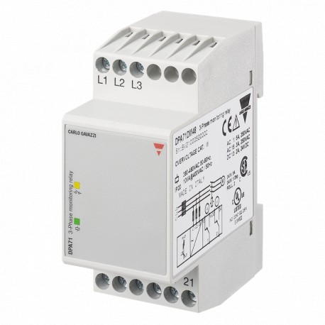DPA71DM23 CARLO GAVAZZI Paramètres sélectionnés SIGNAL DE SORTIE 2 relais POINTS DE CONSIGNE 1, fixe VARIABL..