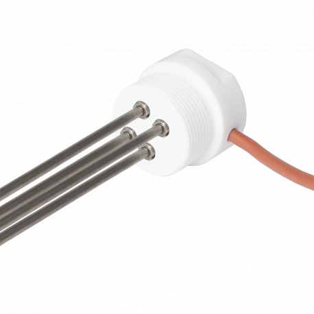 VT4 CARLO GAVAZZI Sonda de nivel conductiva, para 4 electrodos sin aislamiento, rosca 1 1/2”
