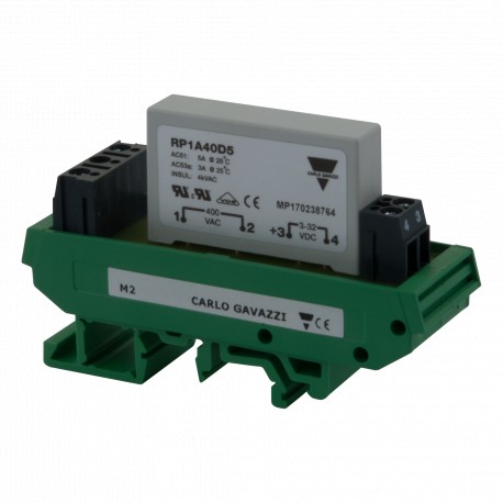 RP1A48D5M2 CARLO GAVAZZI Selected parameters SYSTEM DIN-rail Mount CURRENT RATING CATEGORY 10 AAC or less RA..