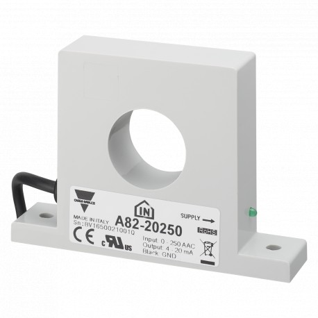 A82-10500 CARLO GAVAZZI Selected parameters PRIMARY CURRENT VALUE 500 A SECONDARY CURRENT / OUTPUT SIGNAL 0-..