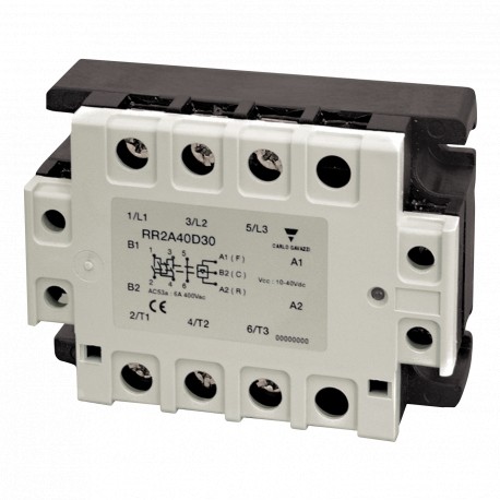 RR2A48HA220 CARLO GAVAZZI Relé estático, inversor de motores 480 VCA 2,2 kW Tensión de control 180-265 VCA