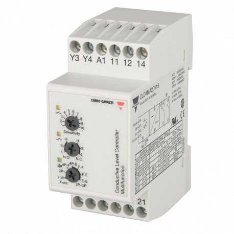 CLD4MA2D115 CARLO GAVAZZI Paramètres sélectionnés SYSTEME Système BOÎTIER 2-DIN FONCTION DE DETECTION Rempli..