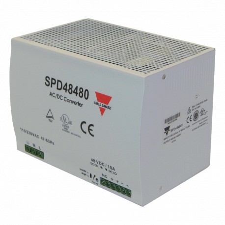 SPD484801 CARLO GAVAZZI Ausgwählte Kriterien AC Eingangsspannung 90 264V Ausgangsleistung 480W Paralellansch..