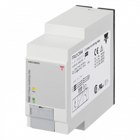 PPA01CM44 CARLO GAVAZZI Paramètres sélectionnés SIGNAL DE SORTIE 1 relais POINTS DE CONSIGNE 1, fixe VARIABL..