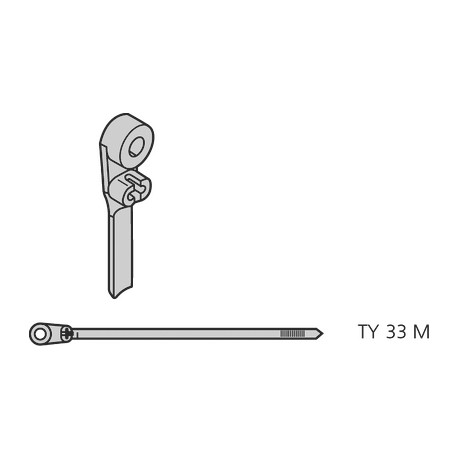 61715600 LAPP CABLE TIES TY-RAP TY 37 M 356x7,7 NA