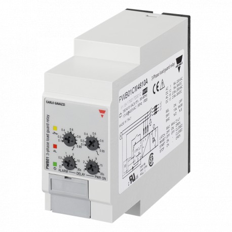 PWB01CM2310A CARLO GAVAZZI Relé trifásico de control de carga en sistema trifásico equilibrado (TRMS), Monta..