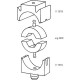 61795941 LAPP SUPPORT DE MATRICE V 1316 INTÉRIEUR