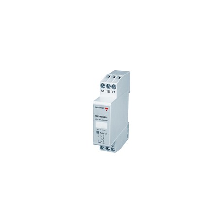 RMD1H23D20 CARLO GAVAZZI Tensão nominal 230 VAC modo de comutação OUTPUT CONTROL Zero cruzamento CC POWER ON..