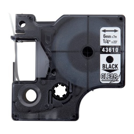 61811580 LAPP DYMO D1 STREIFEN 6 BK/YE