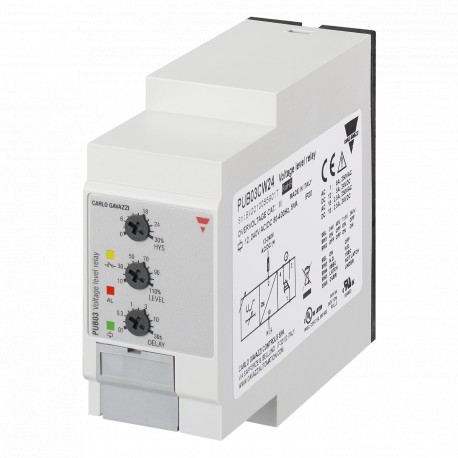 PUB03CW24 CARLO GAVAZZI DIMENSÕES 36 milímetros de fornecimento de dados 12 ÷ 240 V AC / DC SUPERVISÃO FUNÇÃ..