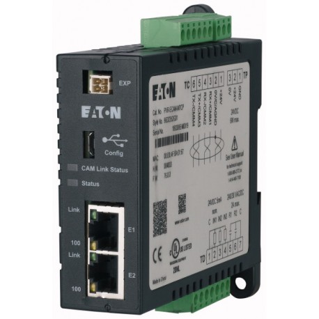 PXR-ECAM-MTCP 195566 EATON ELECTRIC Módulo de comunicação para IZM e NZM-VX(MX)(PX)(PMX). ModBus TCP