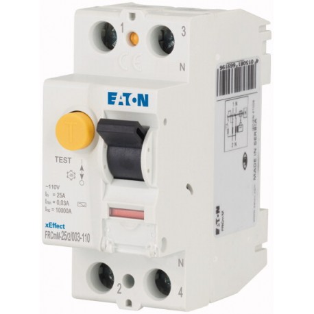 FRCmM-25/2/003-110-GV 304060 EATON ELECTRIC Supply MIN 30. Differential int. FRCMM, 25A, 2p, 30mA, class AC,..