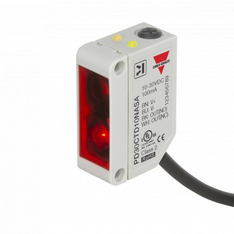 PD30CTD10NASA CARLO GAVAZZI Система прямого Reflex прямоугольная коробка ОБЛАСТЬ ПРИМЕНЕНИЯ 1 ... 5 м Соедин..