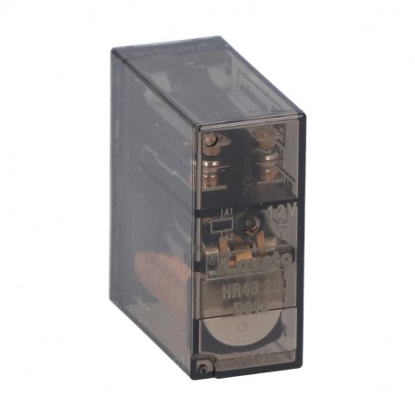 HR402CD012 LOVATO Relé miniatura transparante 2 Conmutado 10A 12VDC