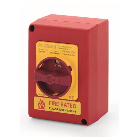 590.F2EM2002 SCAME MANÖVER INT. 20A 2P IP66 NOTFALL
