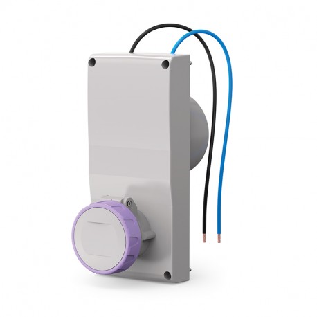 407.2420 SCAME BASE ENC. Mec. 16A 2P IP66/IP67/IP69