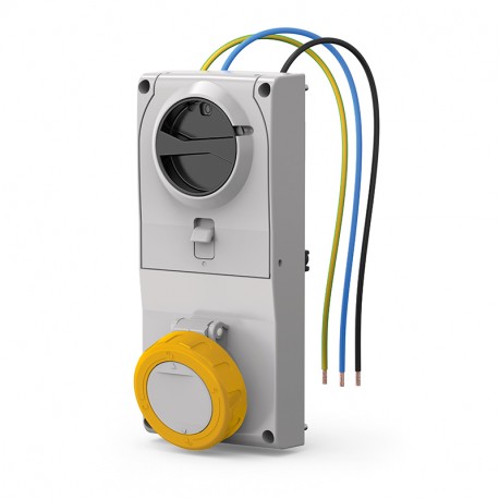 408.1670 SCAME ENC BASIS. Mec. 16A 2P+T 4h IP66/IP67/IP69