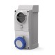 508.1683 SCAME ENC BASE. Mec. 16A 2P+T 6h IP66/IP67/IP69