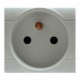 101.6411.GD SCAME BASE ESTÁNDAR FRANCÉS 16A 250V AC