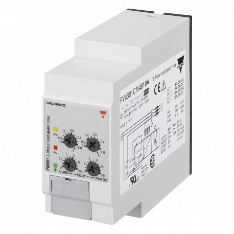 PWB01CM4810A CARLO GAVAZZI Selected parameters OUTPUT SIGNAL 1 relay SETPOINTS 2, adjustable MONITORED VARIA..