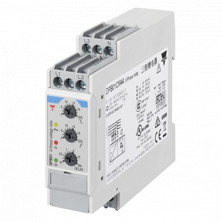 DPB01CM48 CARLO GAVAZZI Selected parameters OUTPUT SIGNAL 1 relay SETPOINTS 2, adjustable MONITORED VARIABLE..