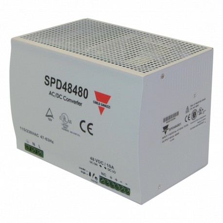 SPD244801B CARLO GAVAZZI INPUT TYPE A fase ou 24 VCC Saída de tensão CC DC PFC sim TENSÃO DE ENTRADA 210 370..