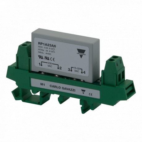 RP1A23A6M1 CARLO GAVAZZI Parâmetros sistema de montagem selecionada DIN CATEGORIA INTENSIDADE ferroviário at..