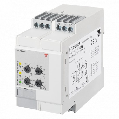 DFC01DB23 CARLO GAVAZZI Paramètres sélectionnés SIGNAL DE SORTIE 2 relais POINTS DE CONSIGNE 2, adjustable V..