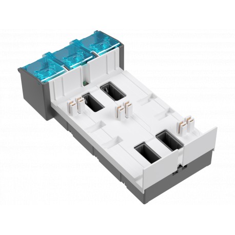 01595 WOEHNER Crito CrossBoard®500-1100, 160A, hinteres Steckermodul für 35-150mm2 Kabel, Auf- oder Abschalt..