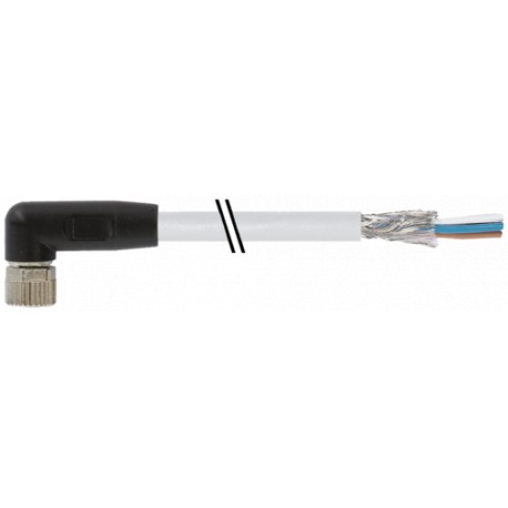 7000-08781-2401500 MURRELEKTRONIK M8 female 90° A-cod. with cable shieldedPUR 3x0.34 shielded gy UL/CSA+drag..