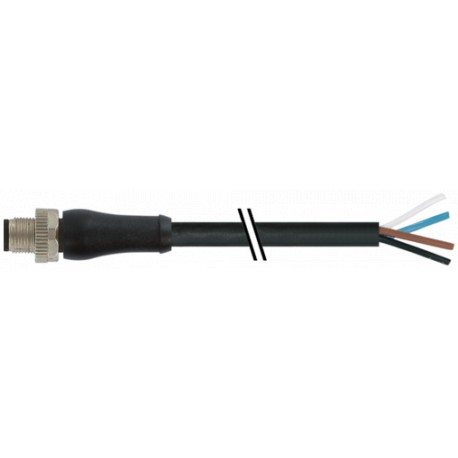 7000-P4101-P072000 MURRELEKTRONIK M12 Power maschio 0° L-cod. con cablePUR 4x1.5 bk UL/CSA+drag ch. 20m