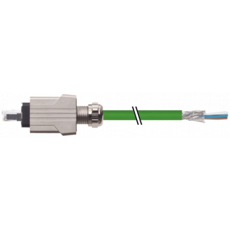 7000-74601-7940200 MURRELEKTRONIK RJ45 PUSH PULL 0° PROFINETPUR 2x2xAWG22 shielded gn 2.0 m
