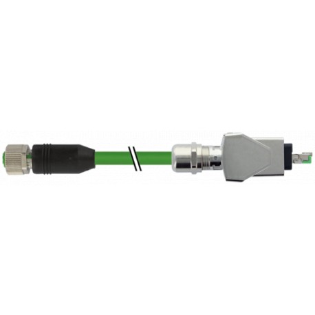 7000-44627-7960500 MURRELEKTRONIK M12 fem. 0° D-cod./RJ45 Push Pull 0° abgeschirmte AIDAPUR 1x4xAWG22 abgesc..