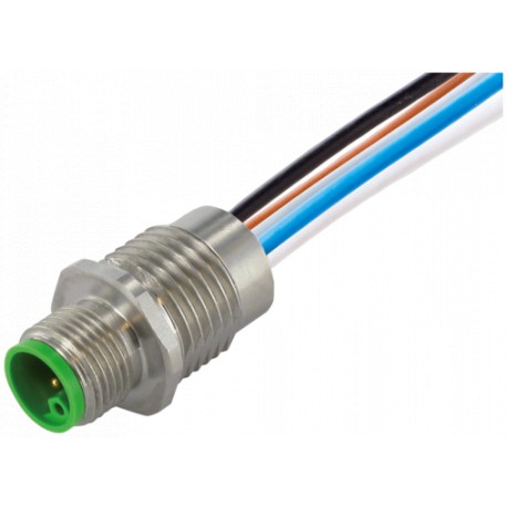 7000-P7281-9440100 MURRELEKTRONIK M12 Power T-codierte Steckerbuchse Frontmontagedrähte PUR 4x1.5 1m