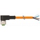 7000-12341-8460750 MURRELEKTRONIK M12 Weibchen 90° A-cod. mit KabelPUR 4x0,34 oder UL/CSA+Roboter+Schleppkan..