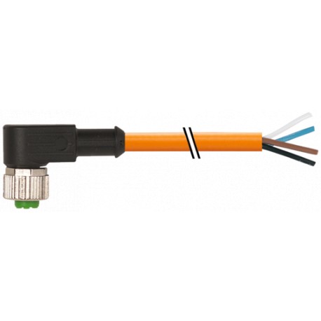 7000-12341-8460750 MURRELEKTRONIK M12 Weibchen 90° A-cod. mit KabelPUR 4x0,34 oder UL/CSA+Roboter+Schleppkan..